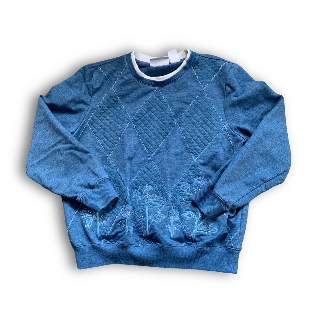 Alfred Dunner Blue Sweater